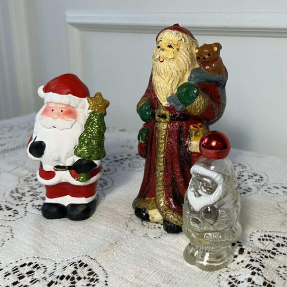 Vintage Santa trio - Picture 4 of 10